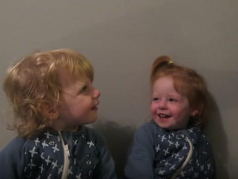 Cutest Toddler Triplet KISSES!