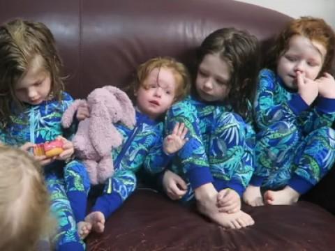 Six Kids Up Late! Five Fell Asleep!