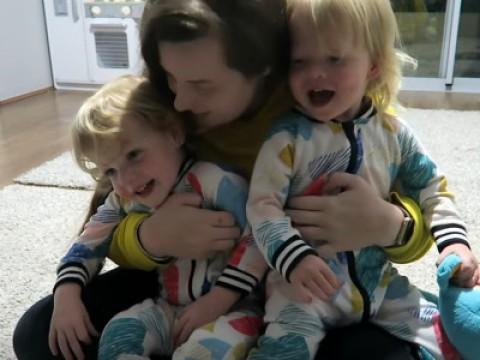 Triplets Fight for Bedtime Cuddles