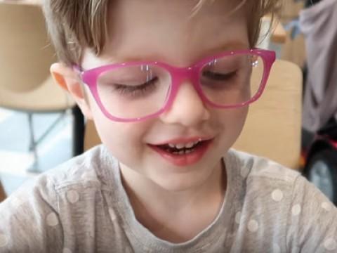 He Got Glasses!