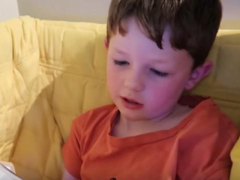 Six Year Old Reads Harry Potter!
