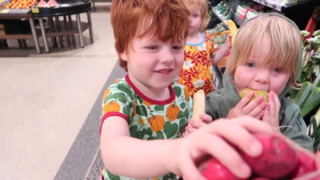 Grocery Shopping with Vegan Kids