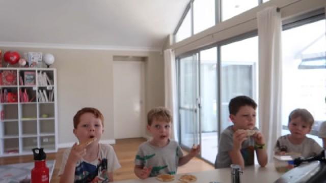 Six Kids Meet the New Baby!