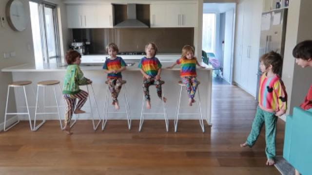 TRIPLETS FOURTH BIRTHDAY