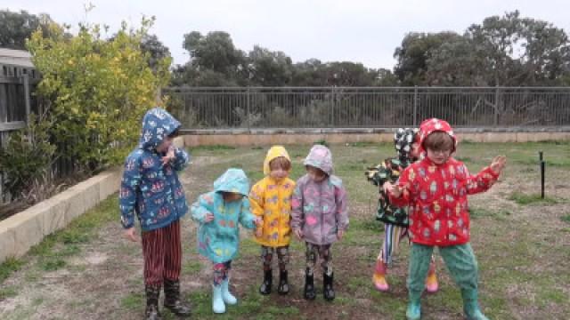 Magical Colour Changing Raincoats