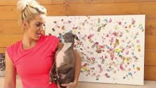 Dog Finger Painting