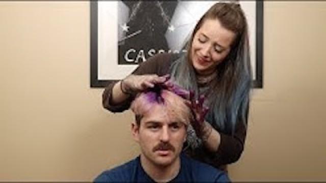 Cutting And Coloring My Boyfriend's Hair