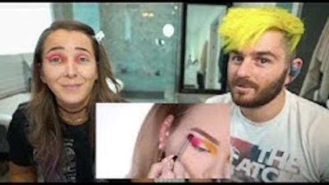 My Boyfriend Guides Me Through A Makeup Tutorial