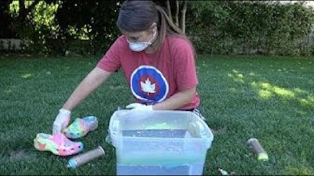 Hydro Dipping A Pair of Crocs