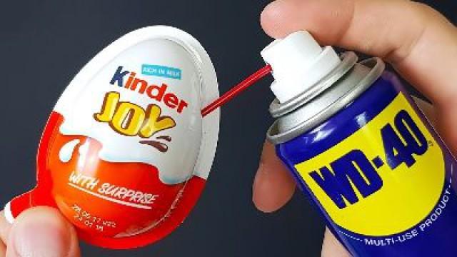 9 Astuces sympa avec des oeufs kinder surprise