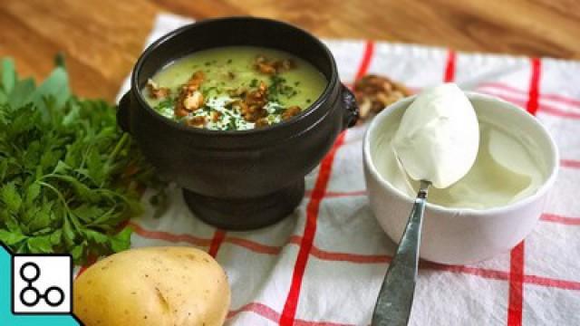 Soupe poireaux pommes de terre