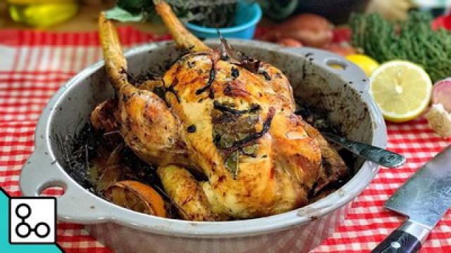Poulet au four