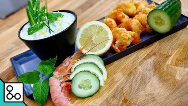 Tempura de gambas