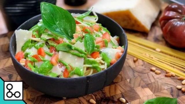 Pesto maison (et ses pâtes)