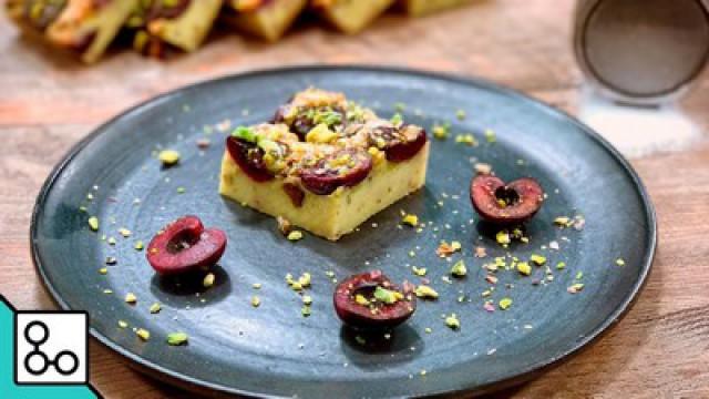 Clafoutis cerises pistaches