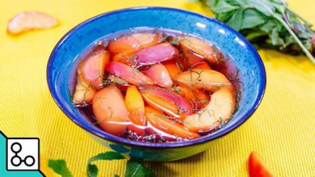 Soupe de nectarines