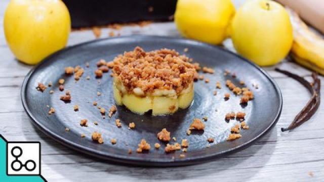 Crumble aux pommes-bananes