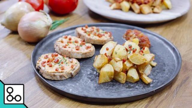 Patatas bravas au chorizo