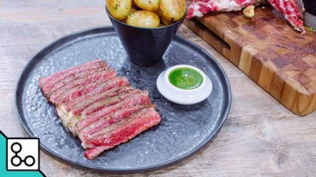 Côte de bœuf sauce chimichurri