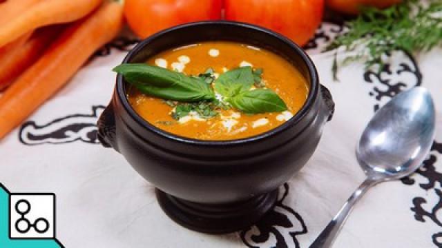 Soupe tomates-carottes