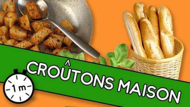 Croûtons maison - Astuce YouCook