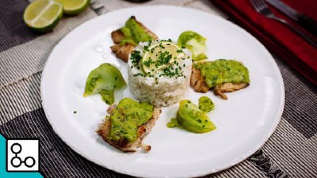 Dorade sauce petit pois