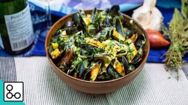 Moules mascarpone curry