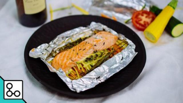 Papillote de saumon
