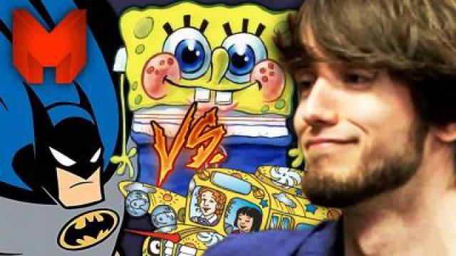 Spongebob Squarepants vs Batman vs The Magic School Bus