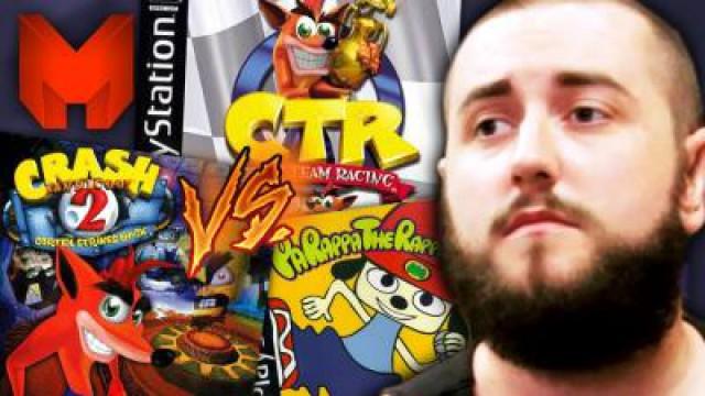 Crash Bandicoot 2 vs Crash Team Racing vs Parappa the Rapper