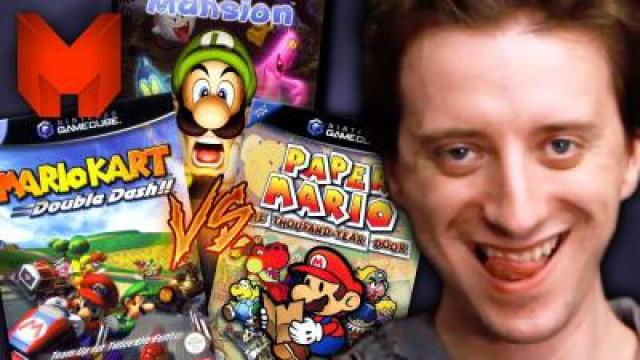 Mario Kart Double Dash vs Luigi's Mansion vs Paper Mario TTYD