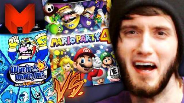 Mario Party 4 vs WarioWare Inc, Mega Party Games