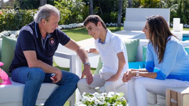 Adrián, el artista que emocionó a Bertín