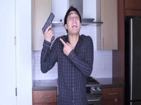 Hard And Black Realistic But Not Real Gun