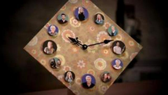 Sunshine Upcycle: Kitschy Brady Wall-Clock