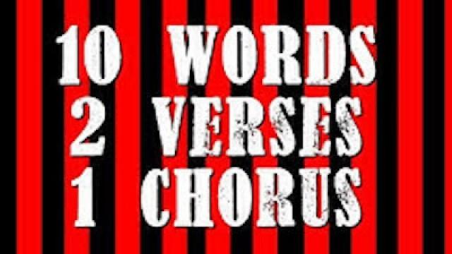 I Know (A Song in Ten Words)