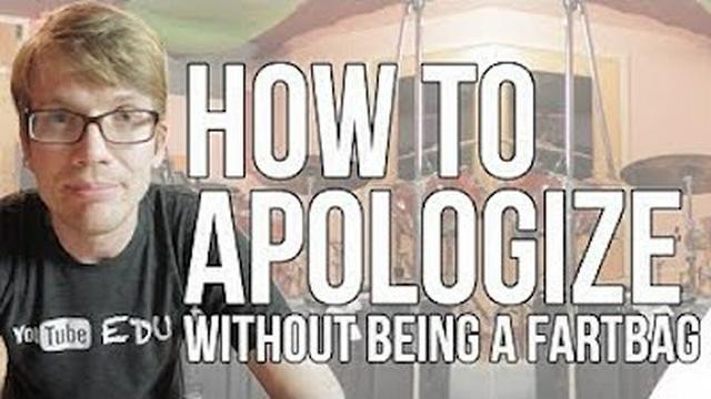 How to Apologize like a Fartbag