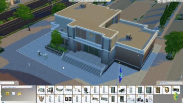 The Sims 4 - Let's Build a Cop Shop - Part 1