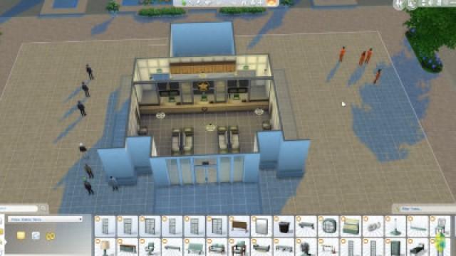 The Sims 4 - Let's Build a Cop Shop - Part 2