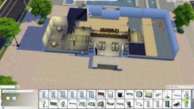 The Sims 4 - Let's Build a Cop Shop - Part 3
