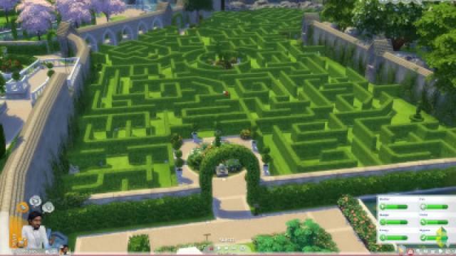 Hedge Maze MAYHEM Challenge (Sims 4)
