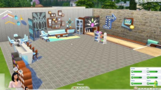 The Sims 4 Bowling Night Stuff - Build & Buy Overview