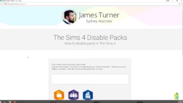 The Sims 4 - How to Disable Packs