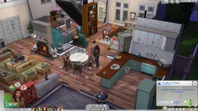 KITCHEN FIRE - Part 30 - Rags to Riches (Sims 4 Seasons)