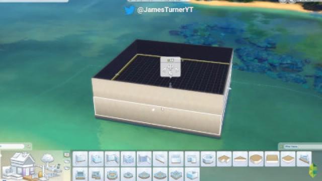 I built an offshore OIL RIG in The Sims 4 (Sims 4 Build)