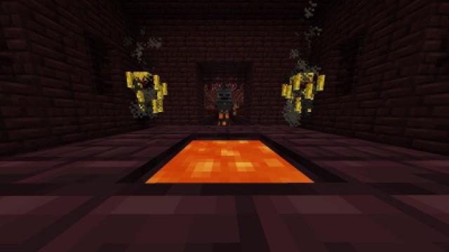Llamas de Wither Skeleton