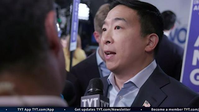 Andrew Yang Houston Democratic Debate Interview