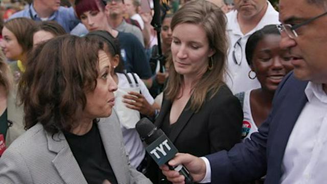 Kamala Harris Iowa Steak Fry Interview