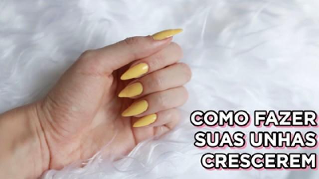 Como ter unhas GRANDES e FORTES