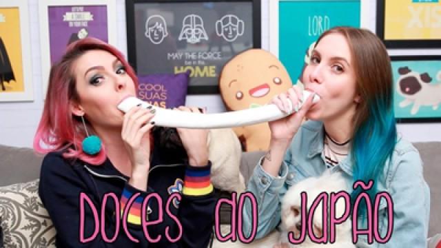 Comendo Doces Estranhos do Japão com Karen Bachini | Gabbie Fadel